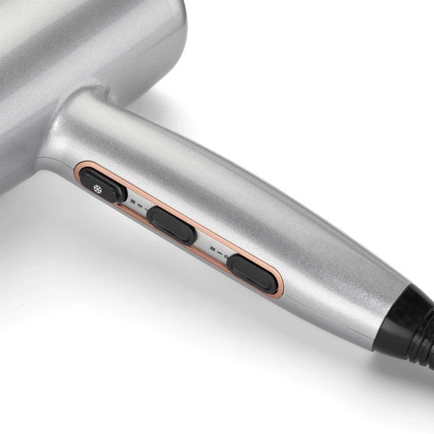 Фен Babyliss D580DE 2100 Вт серебристый Київ - зображення 8