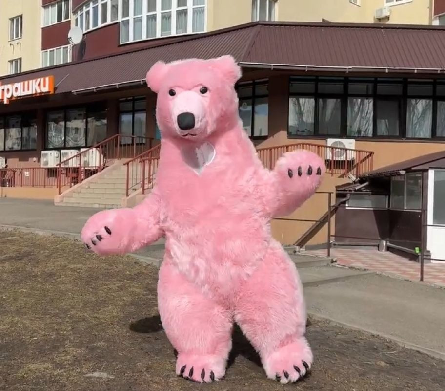 Костюм аниматору Мишка 250 см, свобода движений, обзор, 4 часа работы Київ - зображення 8