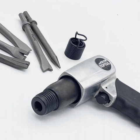 Ударный пневматический молоток с комплектом зубил 7ед. TOPTUL GDAI0705 Харків - зображення 7