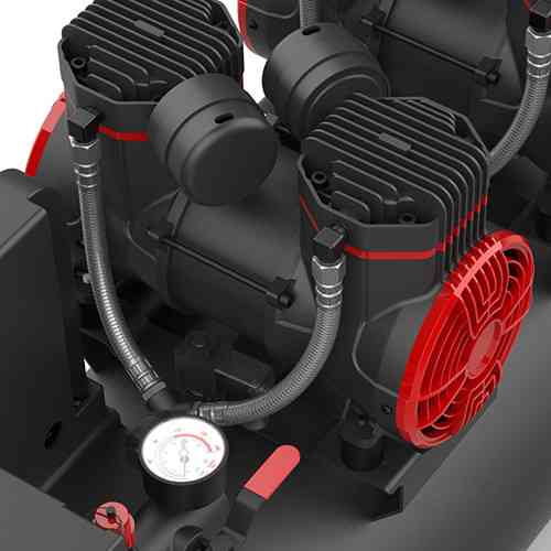 Компрессор безмасляный поршневой 100л, 3*1,45 кВт, 220 В AUARITA 2-1450X3F100-220 Харьков