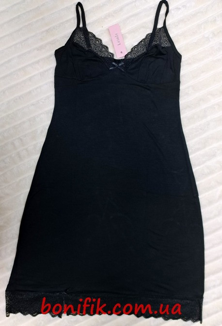 Женская ночная сорочка с кружевами "Black Panters" (60065) (арт. 1348) Кривой Рог - изображение 3