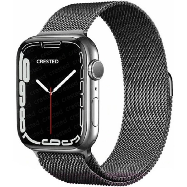 DM Ремінець Міланська петля для Apple Watch 38/40/41 mm Gun (Код товару:29683) Харків - зображення 3