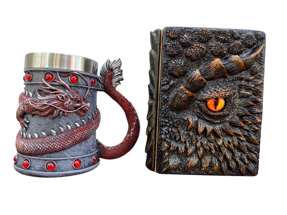 Подарочный набор Кружка 3 Танард и Блокнот 3 «Жар Сердца Дракона» (код 00796) Киев - изображение 1