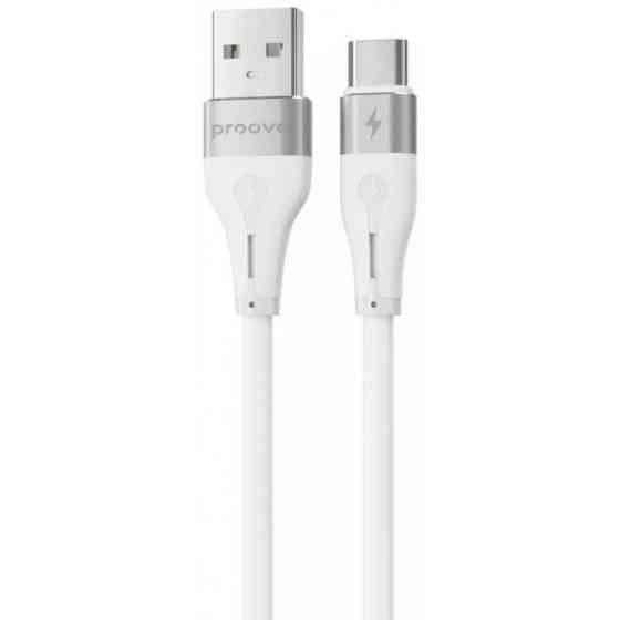 Кабель Proove Soft Silicone USB to Type-C 2.4A 1m White (CCSO20001202) (Код товару:38418) Харків