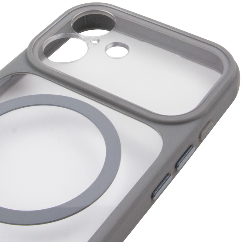 Чехол TPU+PC GETMAN Moon Clear with MagSafe для Apple iPhone 16 (6.1") Херсон - зображення 5
