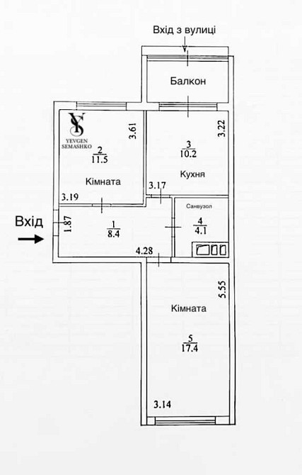 продажа 2-к квартира Киев, Святошинский, 73000 $ Київ - зображення 11
