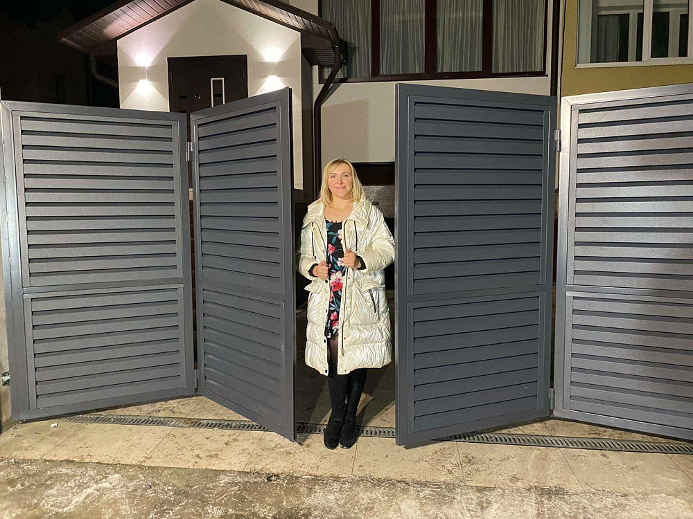 Розпашні ворота на автоматиці Ужгород - изображение 8