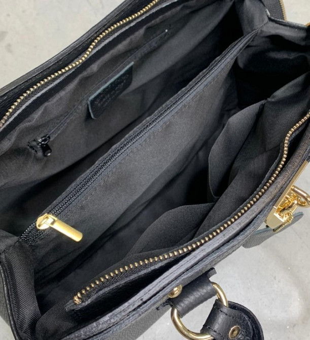 Велика сумка жіноча шкіряна Італія для документів, ділова формату сумочка А4 TS000146 Київ - зображення 3