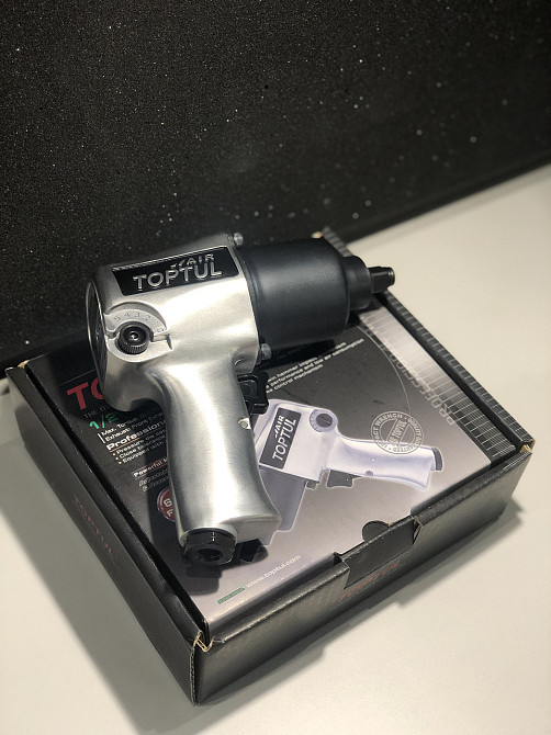 Гайковерт для автосервиса пневматический 1/2" 814N/m 8000об/мин TOPTUL KAAA1660B Харків - зображення 2