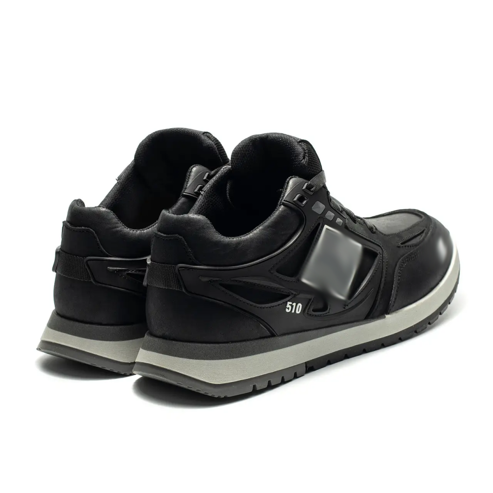 Мужские кожаные кроссовки  Clasic Black Київ - зображення 2