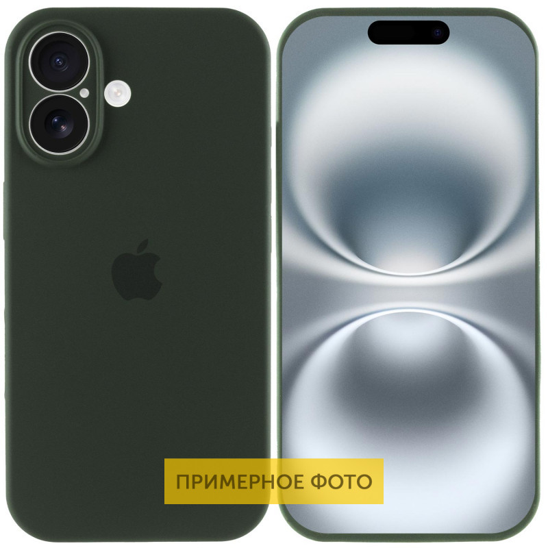 Чехол Silicone Case Full Camera Protective (AA) для Apple iPhone 16 (6.1") Херсон - зображення 2