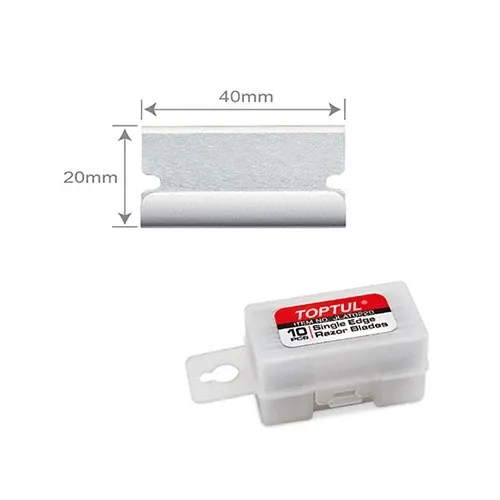 Набор запасных лезвий (10шт) 40х20мм к скребку JJCJ0140  TOPTUL JLAT0220 Харьков - изображение 2