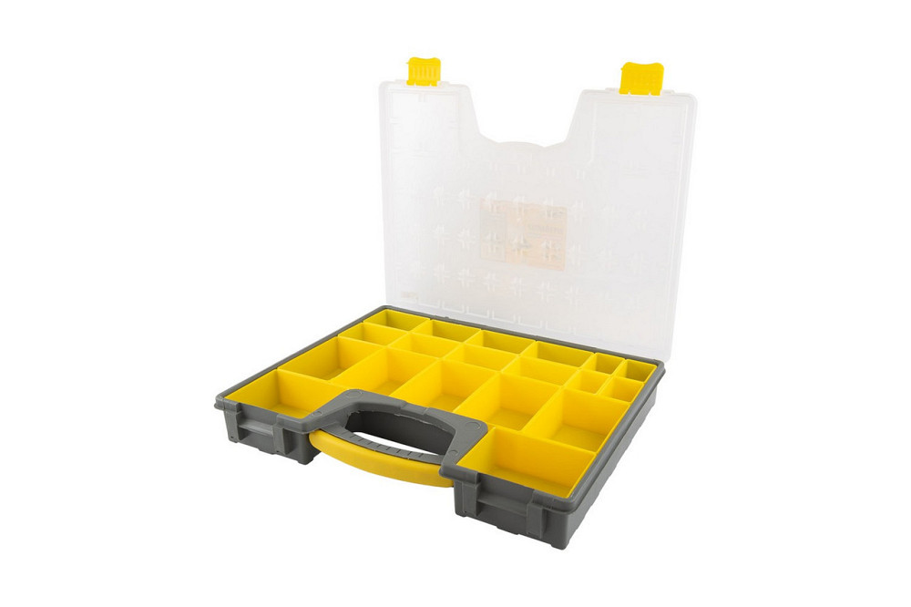 Органайзер MASTERTOOL с ручкой 16.5" 420х335х62 мм 19 секций 79-2016 Харьков - изображение 4