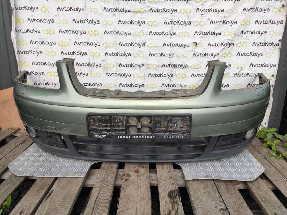 Бампер передний с туманками VW Caddy 2004-2010 Ковель - зображення 1