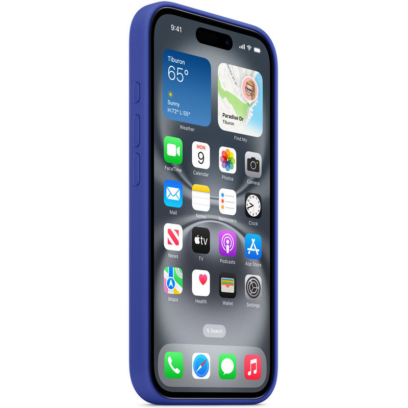 Чехол Silicone case (AAA) with Magsafe and Animation (button) для Apple iPhone 16 Pro Max (6.9") Херсон - зображення 4