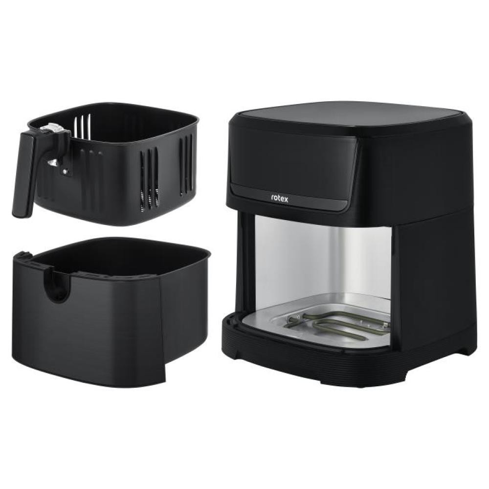 Мультипечь Rotex Up&DownFry ROM-960-XXL 9,5 л 2000 Вт черная Київ - зображення 9