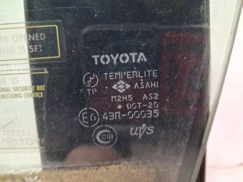 Стекло двери переднее левое Toyota Camry XV30 3.0 БЕНЗИН 1MZFE 2001 (б/у) Київ - зображення 3