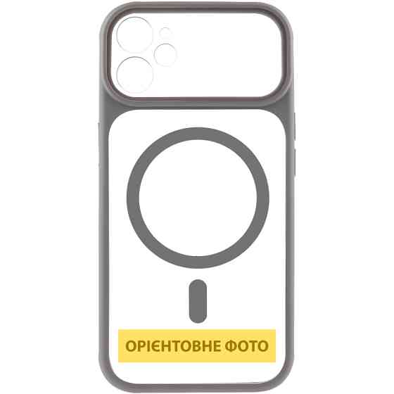 Чехол TPU+PC GETMAN Moon Clear with MagSafe для Apple iPhone 12 (6.1") Херсон