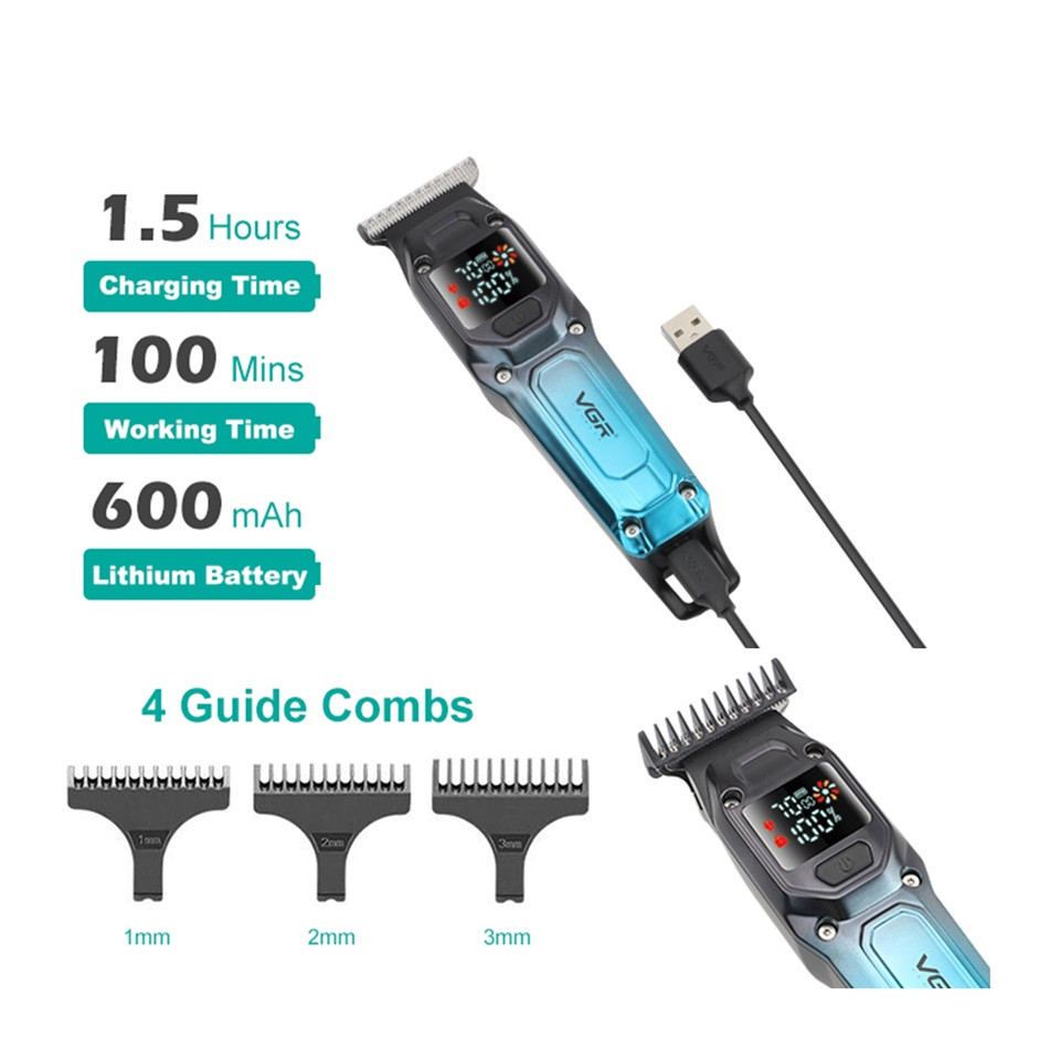 Триммер VGR V-964 GREEN зеленый Киев - изображение 2