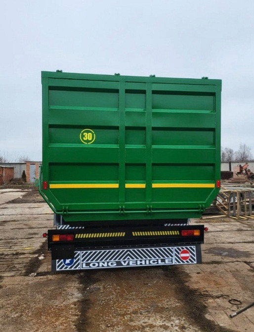 Причіп трьохвісний 3ПТС-20 Самоскидний Тракторний Зерновоз (3ПТС12 НТС20 ) Запорожье - изображение 3