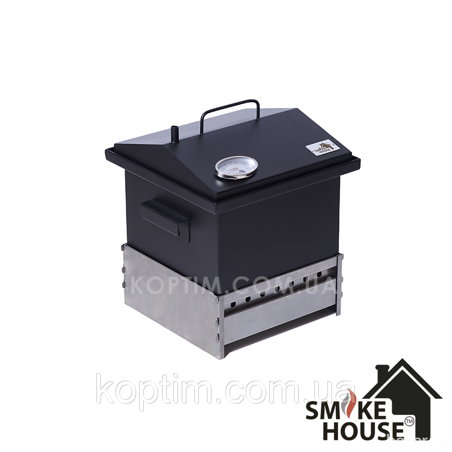 Коптильня с гидрозатвором и термометром SmokeHouse S Thermo Харків - зображення 6