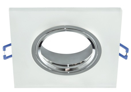 Стельовий світильник/корпус, Strühm, вбудований, квадратний, матове скло/хром, 1хGU10, STR-03598 Киев - изображение 1