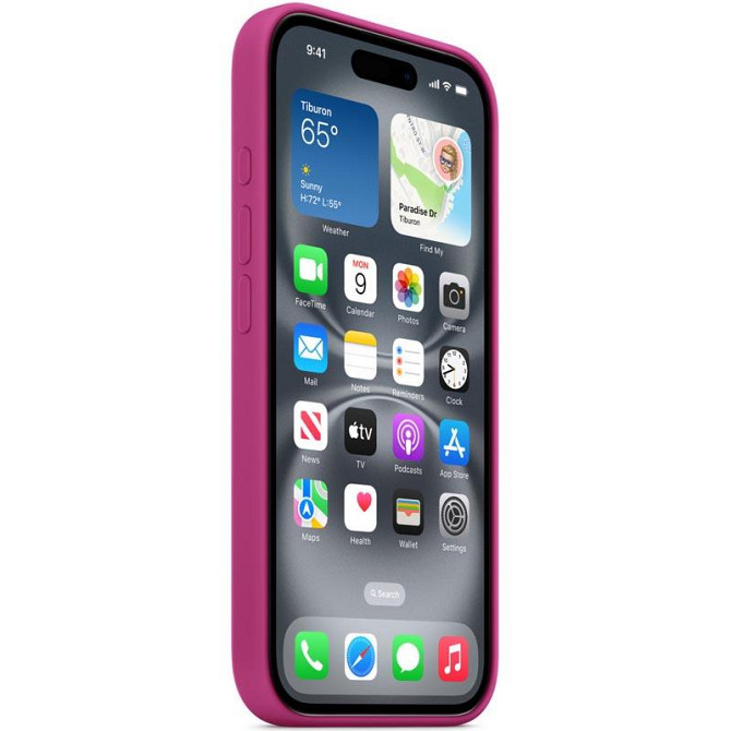 Чехол Silicone case (AAA) with Magsafe and Animation для Apple iPhone 16 (6.1") Херсон - изображение 8