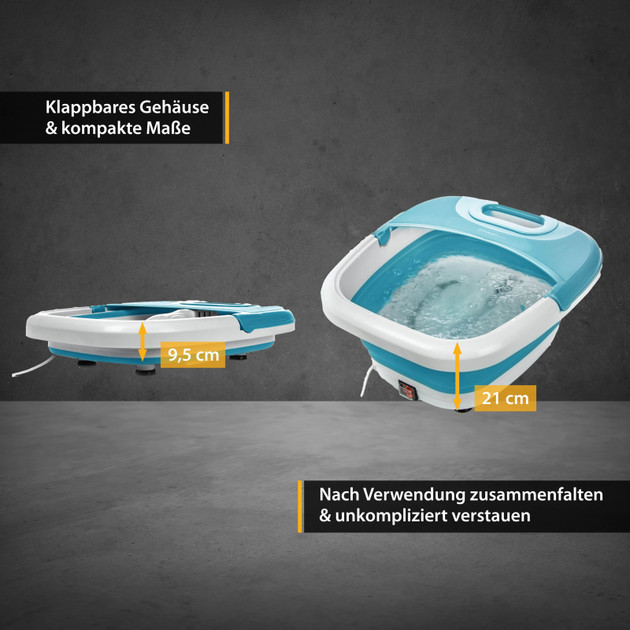 Массажная ванночка для ног First FA-8116-2-BL 450 Вт голубая Киев - изображение 6