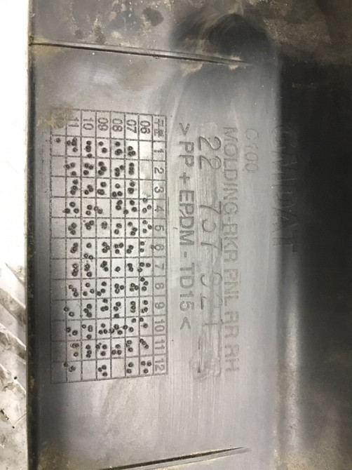 Накладка порога внешняя правая Chevrolet Captiva C140 2.2 ДИЗЕЛЬ 2006 задн. (б/у) Киев - изображение 7