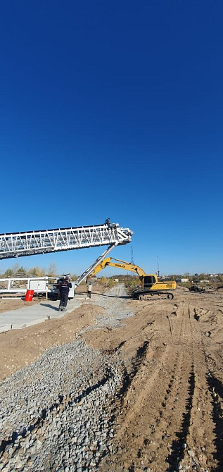 Телескопічна радіальна стрічка конвеєрна, Радіальний укладач 45 метрів. Киев - изображение 2