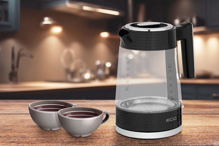 Электрочайник EСG RK 1750 Stripe 1.7 л черный Київ - зображення 9