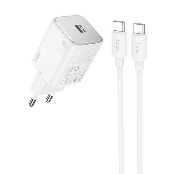 СЗУ Hoco N40 Mighty PD20W (1USB-C) + кабель Type-C to Type-C Херсон