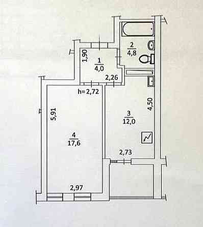 продажа 1-к квартира Киев, Оболонский, 46000 $ Київ