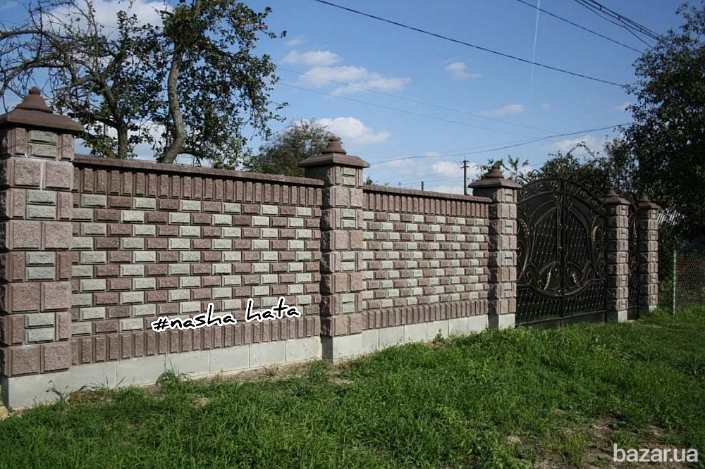 Паркан з блоків.Блок декоративний рваний від виробника Стрий - зображення 3