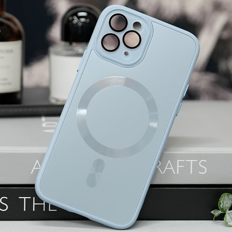 Чехол TPU+Glass Sapphire Midnight with Magnetic Fit для Apple iPhone 15 Pro (6.1") Херсон - изображение 2