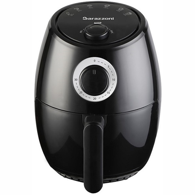 Аэрофритюрница Barazzoni 8160080 1000 Вт черная Київ - зображення 1