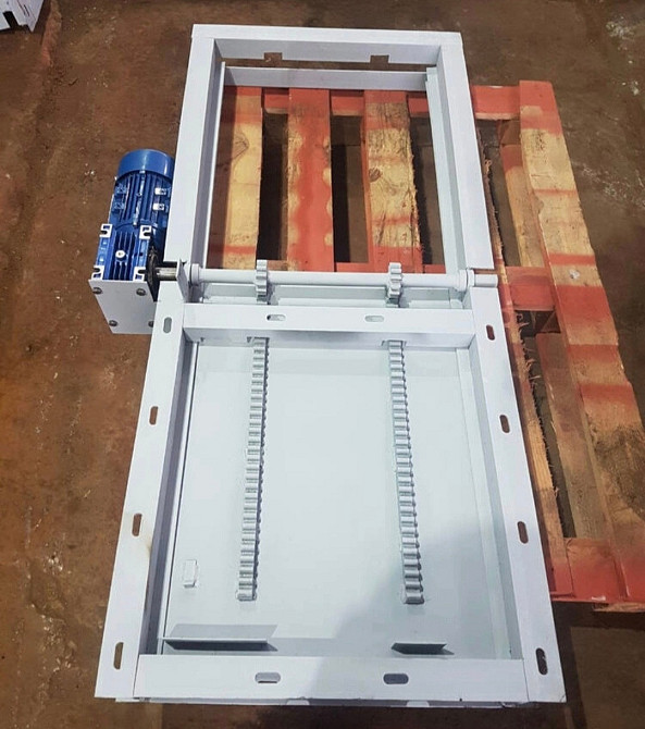 Задвижка реечная шиберная бункерная фланцевая Київ - зображення 5