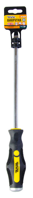 Отвёртка ударная шлицевая магнитная MASTERTOOL SL8х200 мм ручка с TPR покрытием 49-5820 Харків - зображення 2