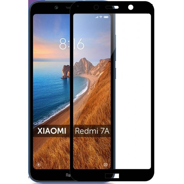 Захисне скло для Xiaomi Redmi 7A Black (Код товару:9724) Харків - зображення 1