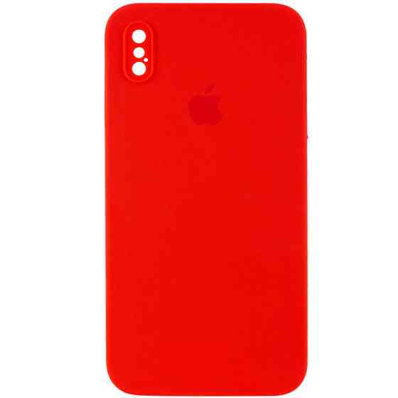 Чехол Silicone Case Square Full Camera Protective (AA) для Apple iPhone X / XS (5.8") Херсон