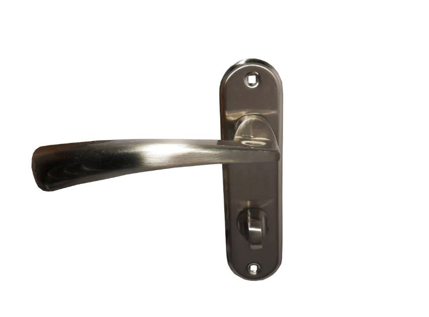 Ручка защёлка FZB BK-7115762 мм & (ср.пл.) \ SN/GP Сатин Винница - изображение 1