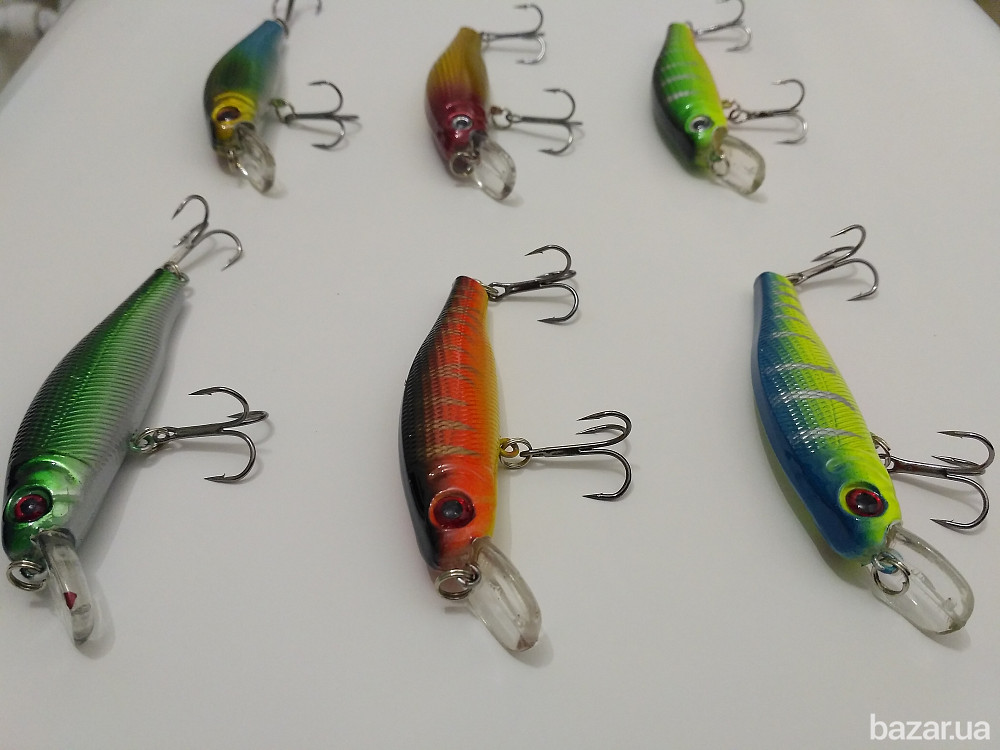 Воблер плавающий 8.5 см-8.9 гр Борисполь - изображение 5