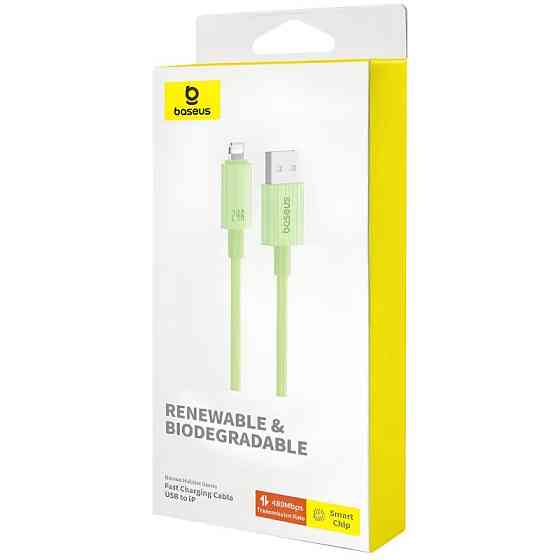 Дата кабель Baseus Habitat Series Fast Charging USB to Lightning 2.4A (2m) (P10360200) Херсон