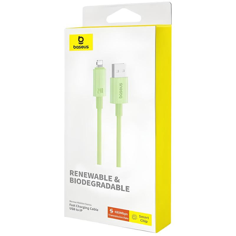 Дата кабель Baseus Habitat Series Fast Charging USB to Lightning 2.4A (2m) (P10360200) Херсон - зображення 4