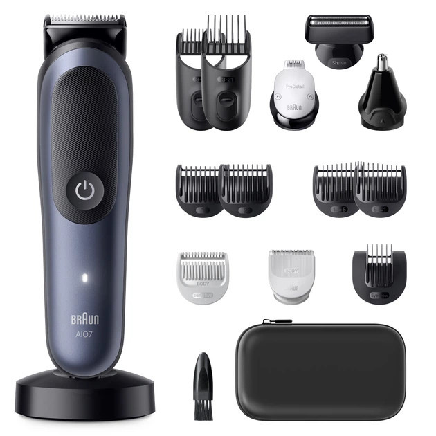 Машинка для стрижки волос Braun All-in-One Series 7 AIO 7580 4 Вт синяя Київ - зображення 1