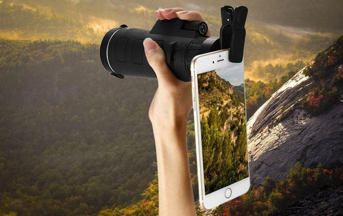 Монокуляр с треногой и клипсой Panda Vision 40×60 Київ - зображення 5