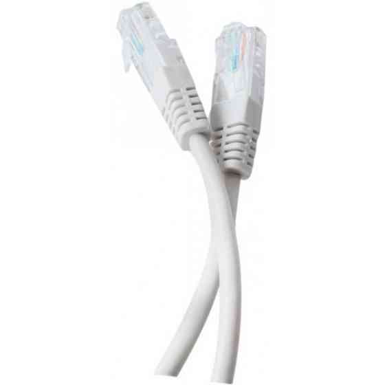 Патч-корд Tecro UTP-RJ45-0100 RJ45 Cat.5e 1m Сірий (Код товару:34281) Харків