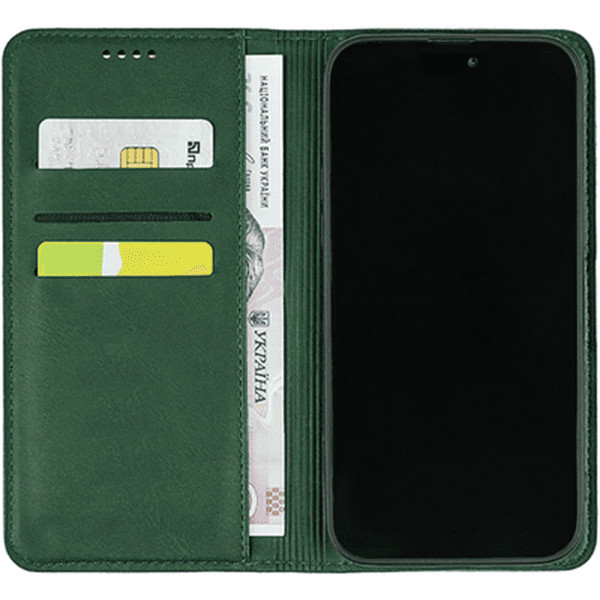 BoxFace  Чохол-книжка Crazy Horse Clasic для Xiaomi Redmi Note 17 Dark Green (Strong) Харків - зображення 3