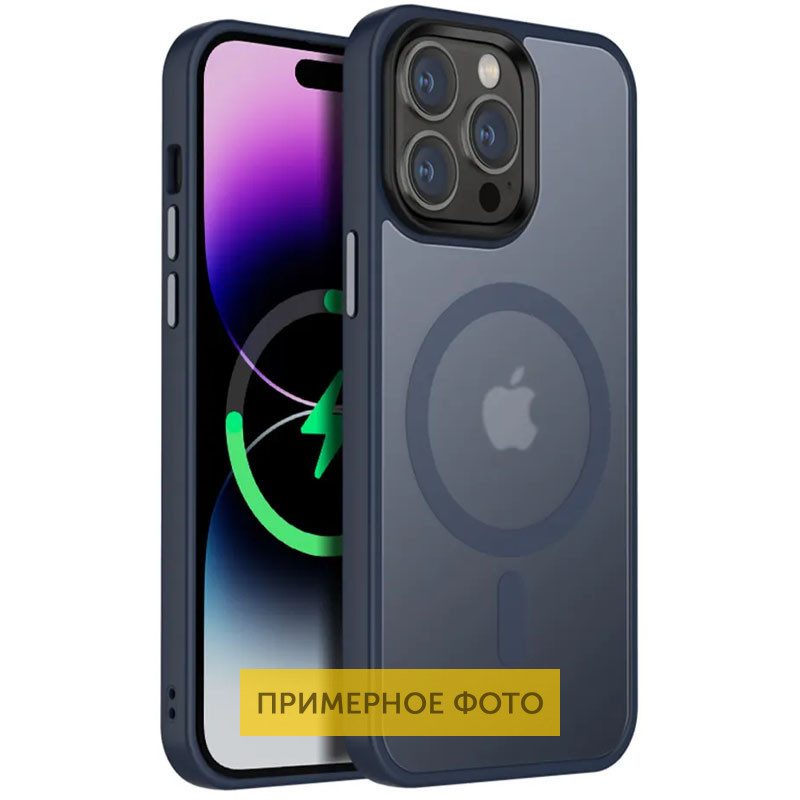 TPU+PC чехол Metal Buttons with MagSafe Colorful для Apple iPhone 16 Pro Max (6.9") Херсон - зображення 1
