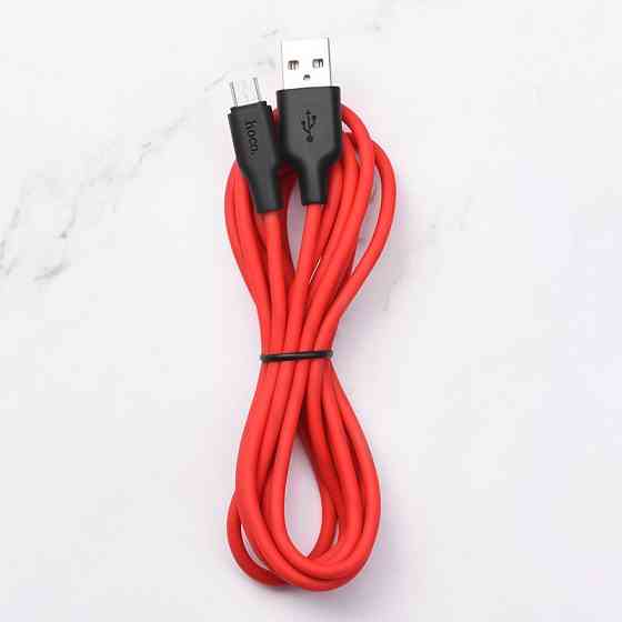 Дата кабель Hoco X21 Plus Silicone MicroUSB Cable (1m) Херсон